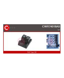 INTERRUTTORE ALZAVETRO 8 PIN QUBO