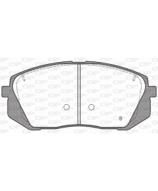 PASTIGLIE FRENO CARENS 1.6/2.0-SPORTAGE 1.6/1.7/2.0-TUCSON 1.6/1.7-i40/ix35