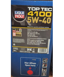 OLIO MOTORE TOP TECH 4100 5W-40 20LT