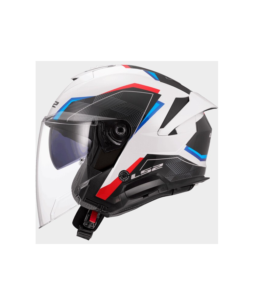 CASCO OF618 VERSO II AIR WHITE BLUE RED S