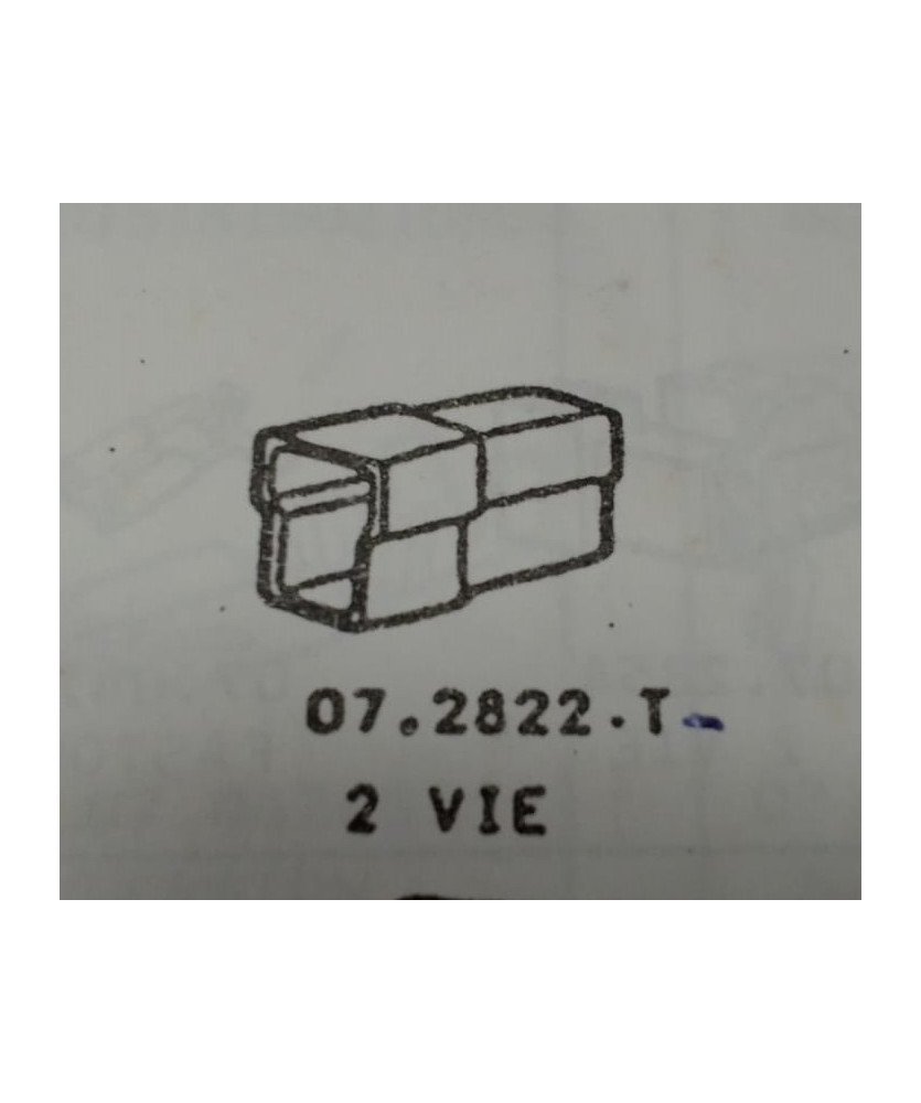 BLOCCHETTO 2 VIE A T per FASTON MASCHIO