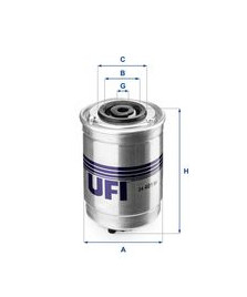 FILTRO NAFTA  TRANSIT 2.5 TD