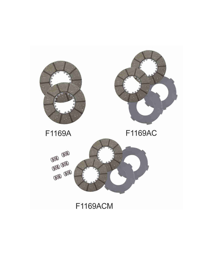 SET COMPLETO DISCHI FRIZIONE + MOLLE VESPA 98 1946-1947 V1T a V15T-da V30T a T33