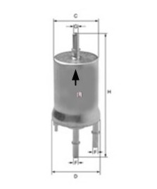 FILTRO CARBURANTE  A3 CABRIO II TT