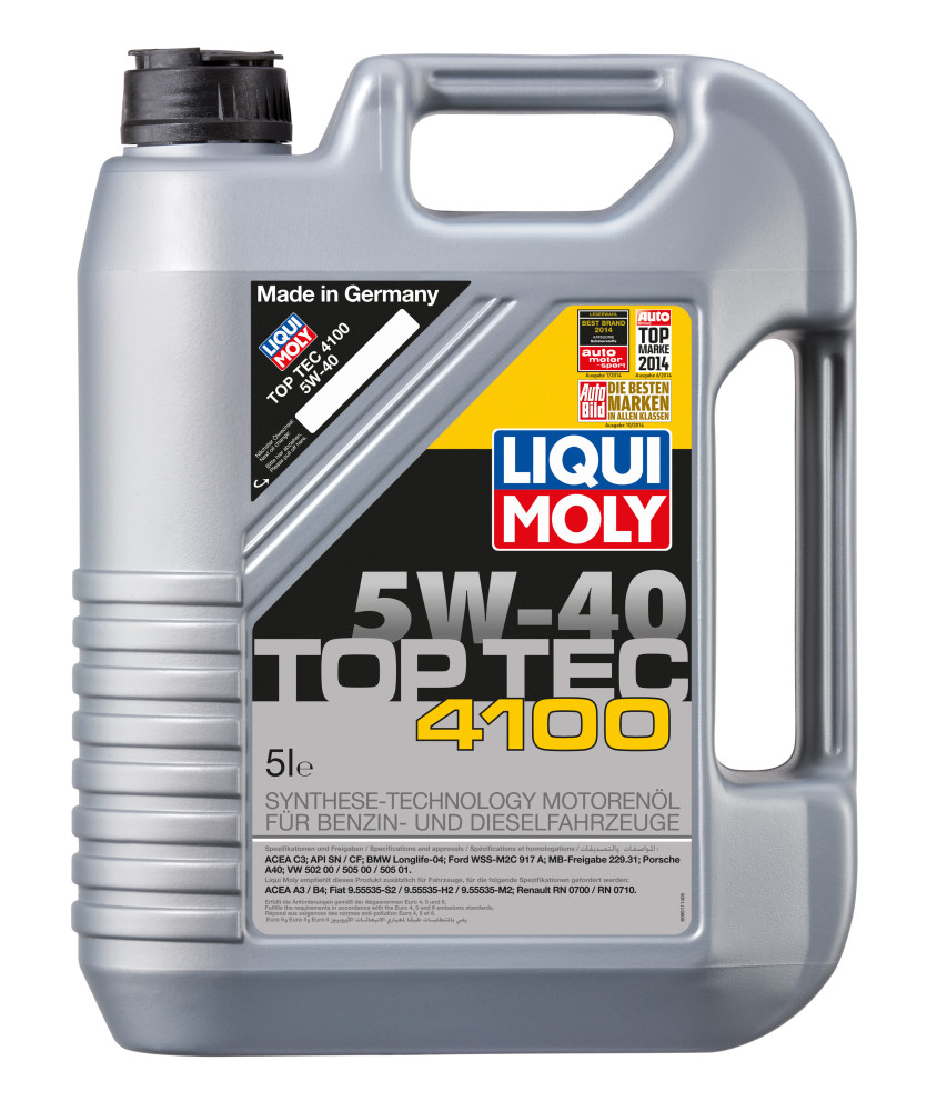 TOPTECH  4100 5W40  TECN SINTETICA  50 5LT C3