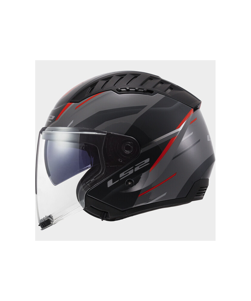 LS2 OF600 COPTER II DISTON GREY RED S