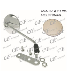 SPECCHIO DX UNIVERSALE CROMATO VESPA T.T