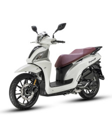SCOOTER SYMPHONY ST 125 E5 BIANCO       SELLA ROSSA