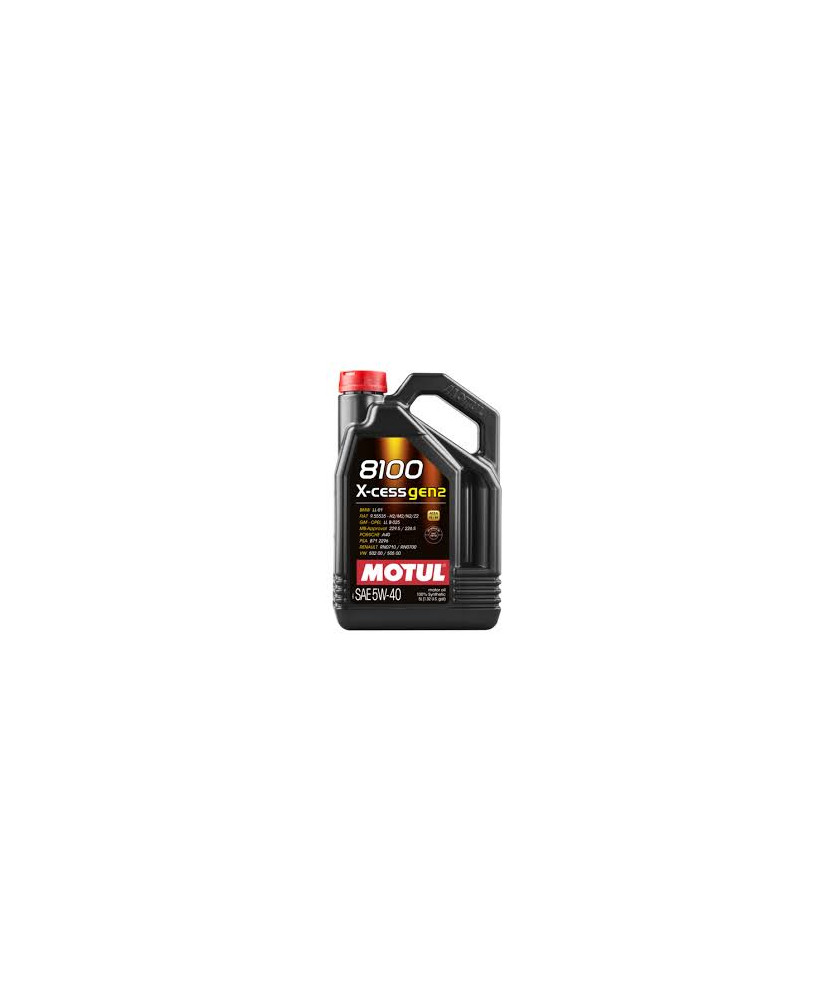 OLIO MOTORE 8100X-CESS GEN2 5W40 5LT     EA A3/B4 API SERVICE SN