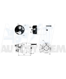 ELETTROMAGNETE  MOTORE DI AVVIAMENTO     LAGUNA I-II - MASTER II