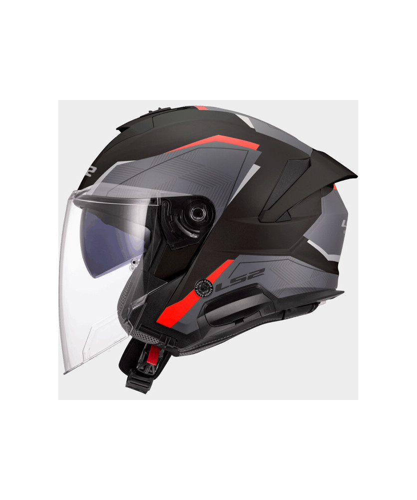 CASCO OF618 VERSO II AIR BLACK RED 3XL