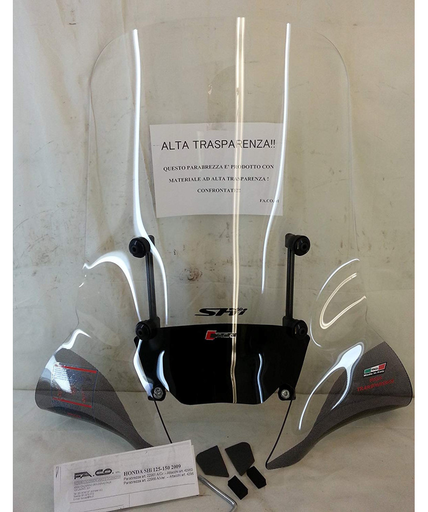 PARABREZZA honda SH 125 150 2009 2012