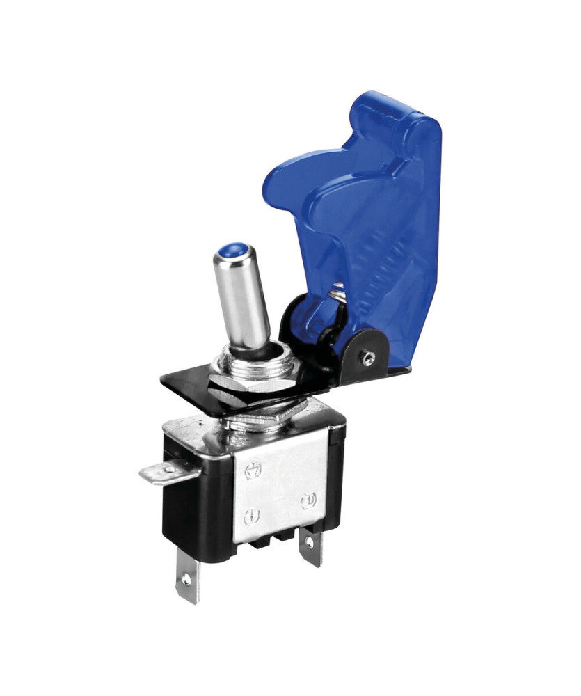 INTERRUTTORE C/SICURA 12/24V MAX 20A BLU