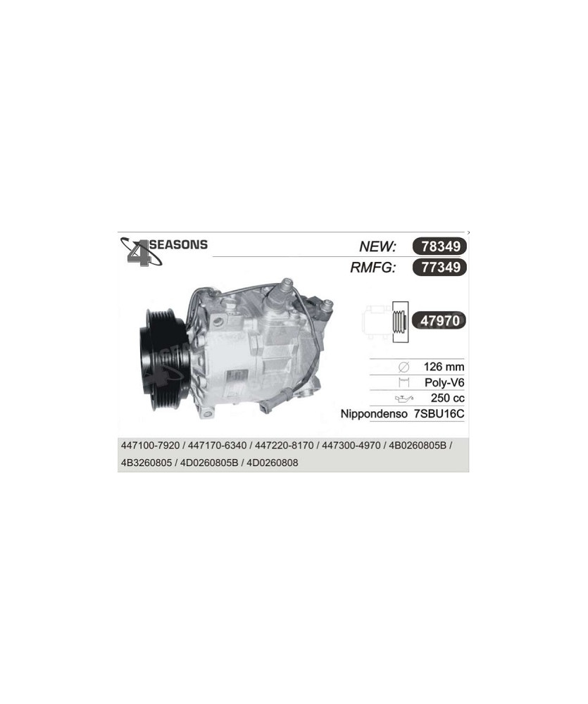 COMPRESSORE A4/A6/A8-PASSAT-SUPERB