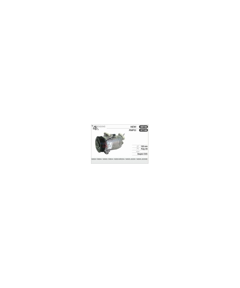 COMPRESSORE HARRN CVC  QASHQAI 2.0