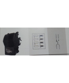 AVVISATORE ELETTROPNEUMATICO 4 LINEE 2   POSIZIONI 697 N - 306 BUS 4218444
