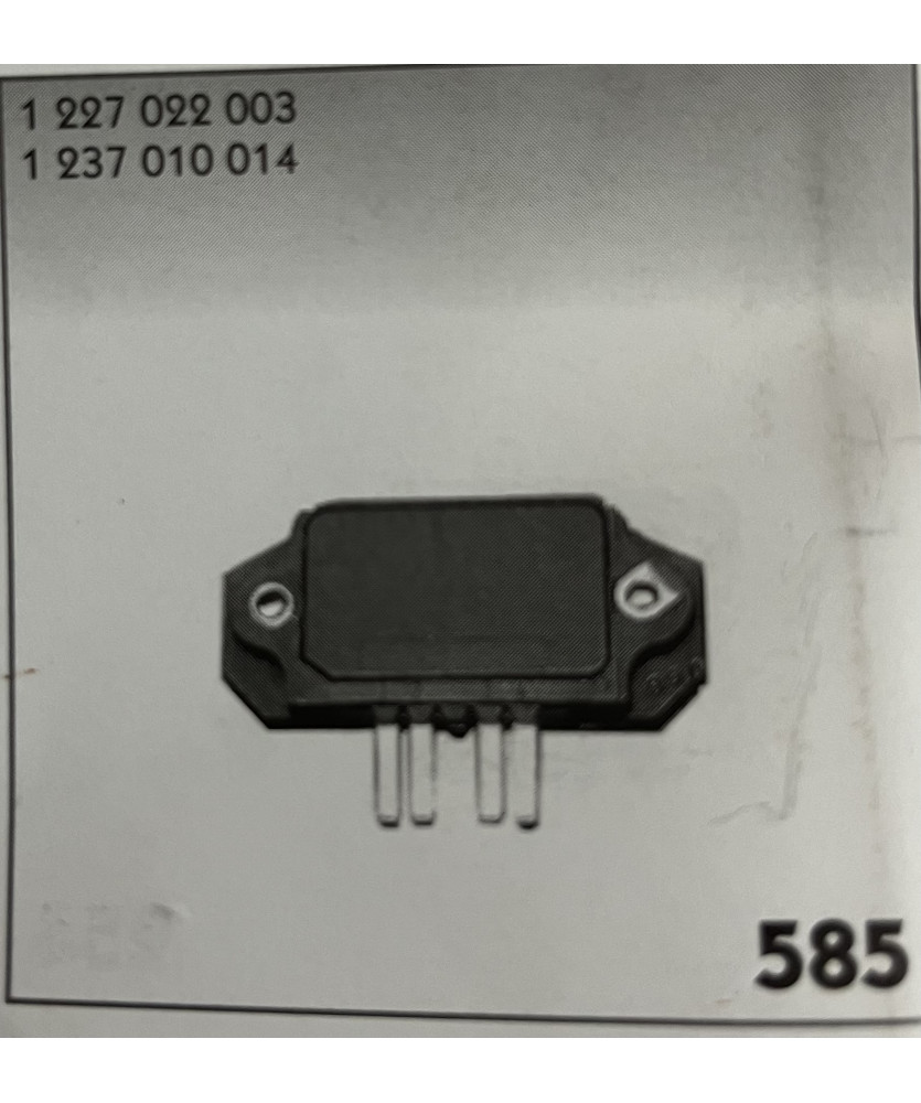 MODULO ACCENSIONE BOSCH 122702018     IMPIANTO BOSCH