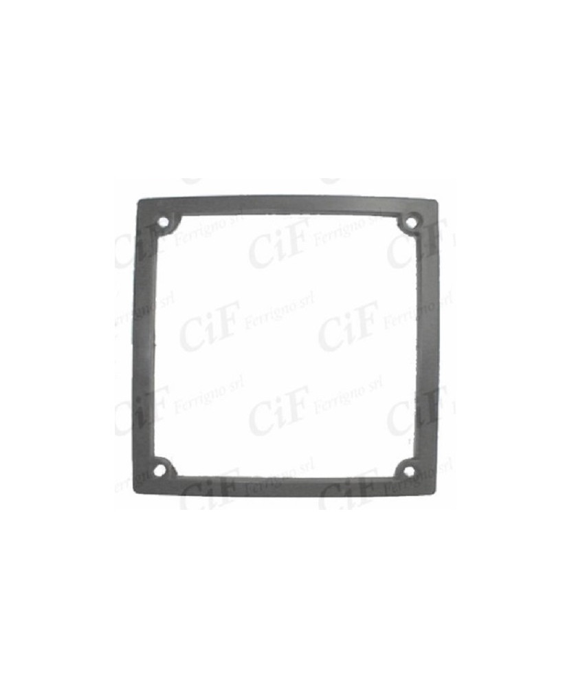 CORNICE TARGA IN PLASTICA NERA PER MOTO