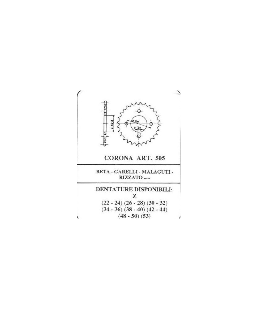 CORONA 505C24 CICLOMOTORI VARI