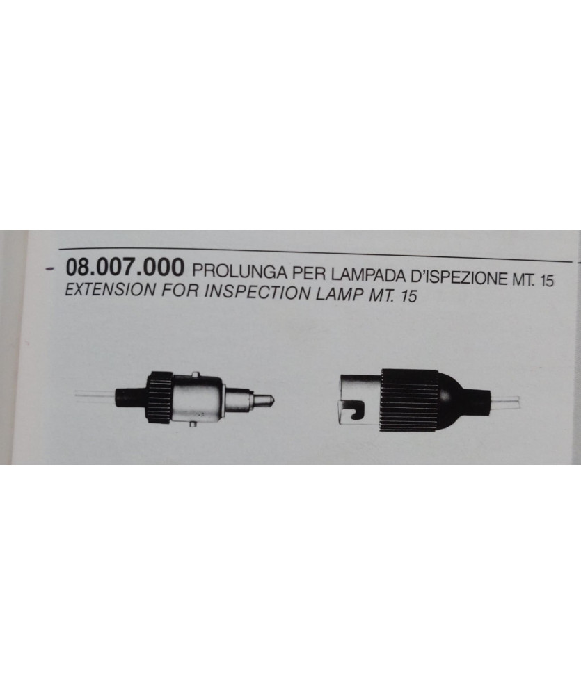PROLUNGA LAMPADA D ISPEZIONE MT.15