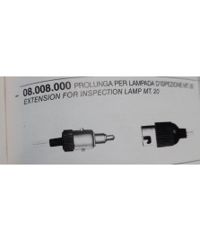 PROLUNGA PER LAMPADA ISPEZIONE IR.GH.PL. MT.20