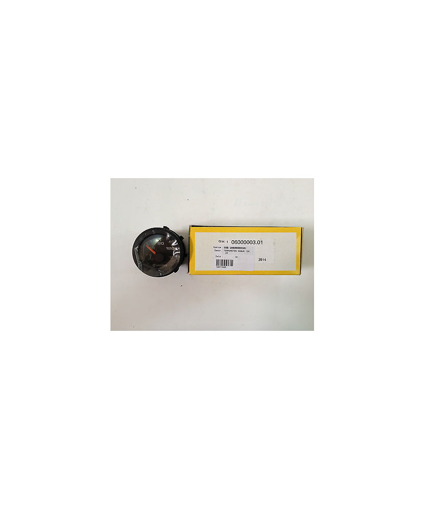 TERMOMETRO ACQUA 12V ELETTRICO DE 52MM