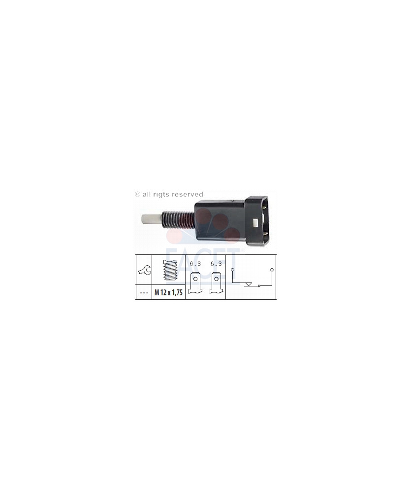 INTERRUTTORE STOP FIESTA 84 -- T.T.      ESCORT - ORION