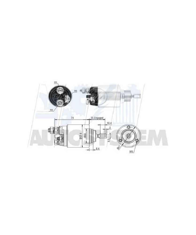 ELETTROMAGNETE  MOTORE DI AVVIAMENTO      JUMPER -  DUCATO - P. BOXER