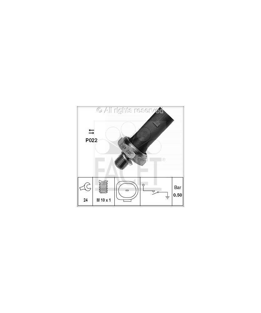 INTERR.SPIA OLIO A2 AROSA 1.0