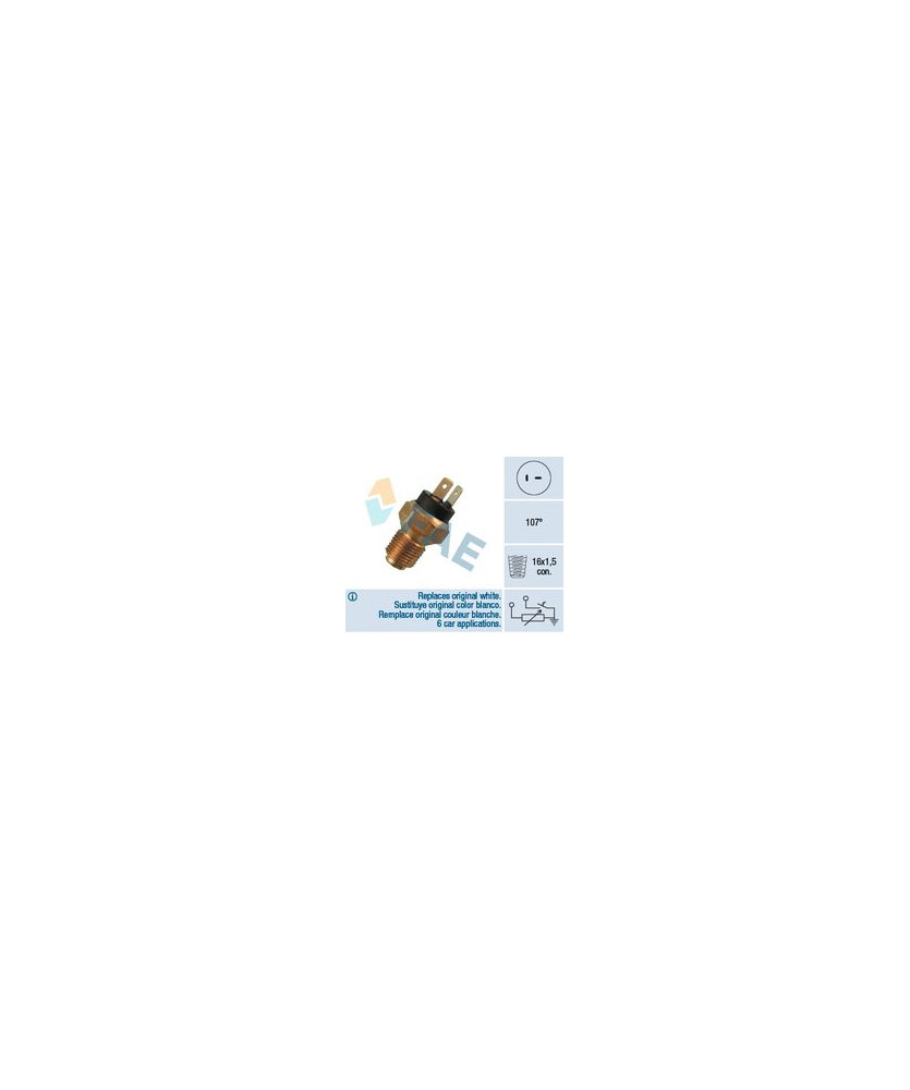 SENSORE TEMPERATURA REFRIGERANTE        JUMPER