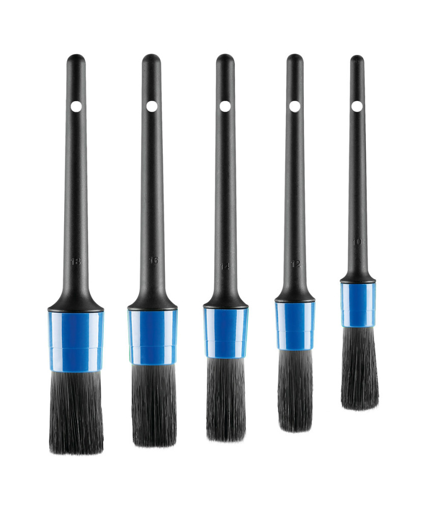 KIT 5 PENNELLI PER PULIZIA E DETAILING