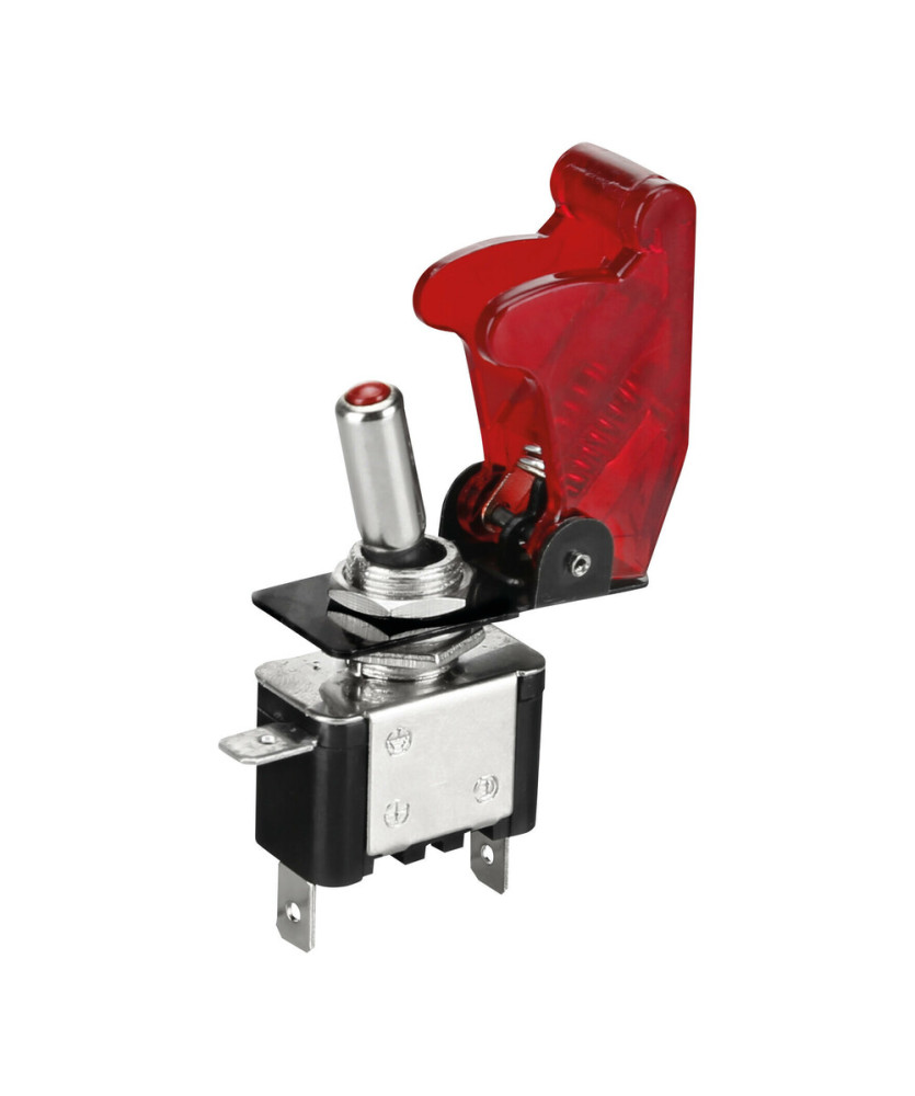 INTERRUTTORE C/SICURA ROSSO 12/24V 20AH