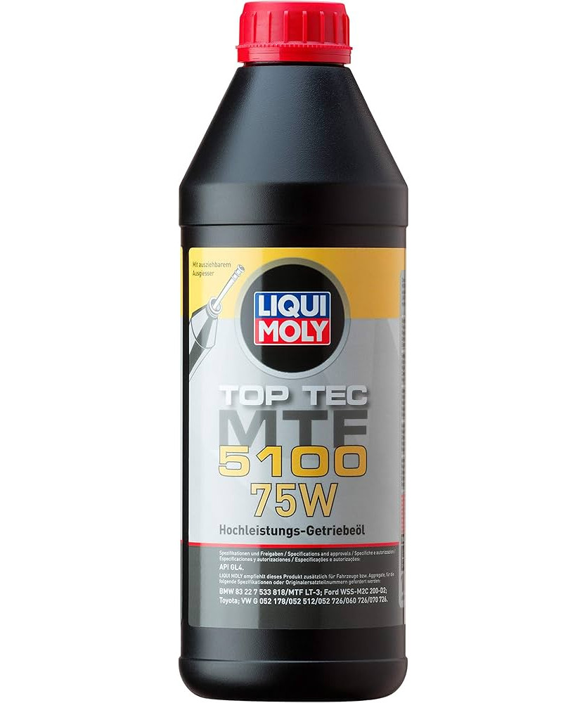 OLIO PER INGRANAGGI 5100 75W TOP TEC MTFAPI GL4