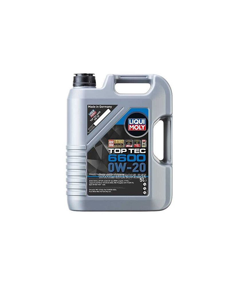 OLIO MOTORE TOP TEC 6600 0W-20 5LT