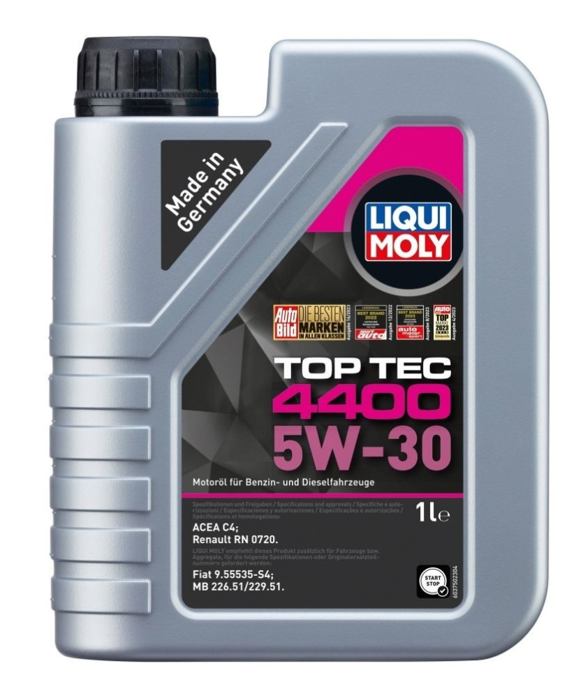OLIO MOTORE TOP TEC 4400 5W-30 1LT      ACEA C4 RN0720 FIAT 955535 MB226.51