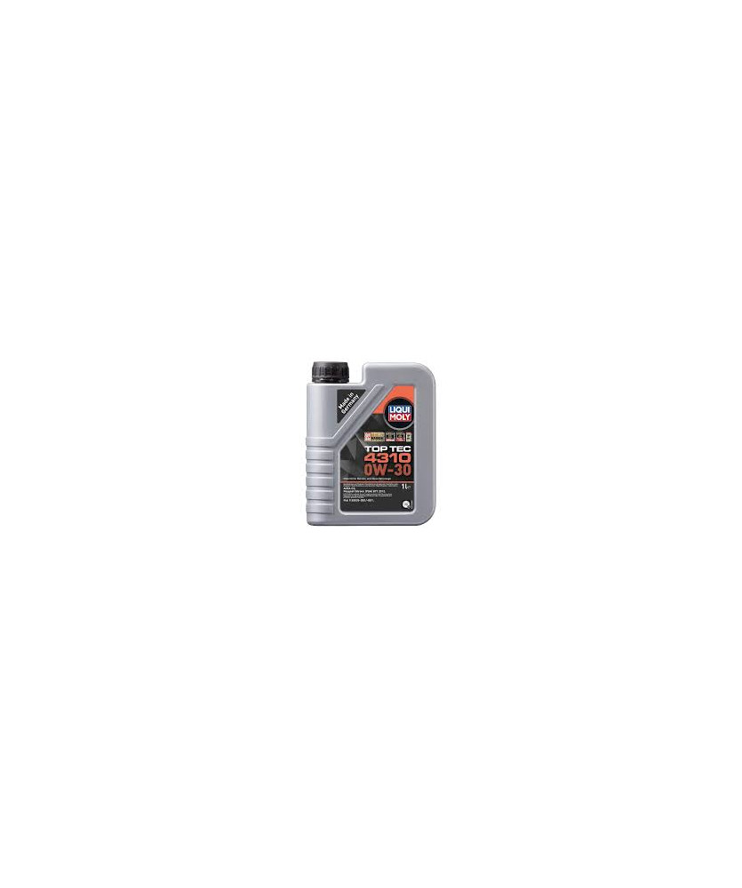 OLIO MOTORE TOP TEC 4310 0W-30 1LT      PSA B71 2312 Fiat 9.55535-DS1 ACEA C2