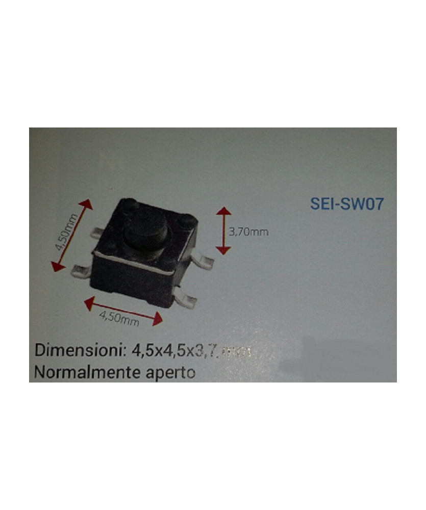 PULSANTE 4 5X4 5X3 7MM NORMALMENTE APERT