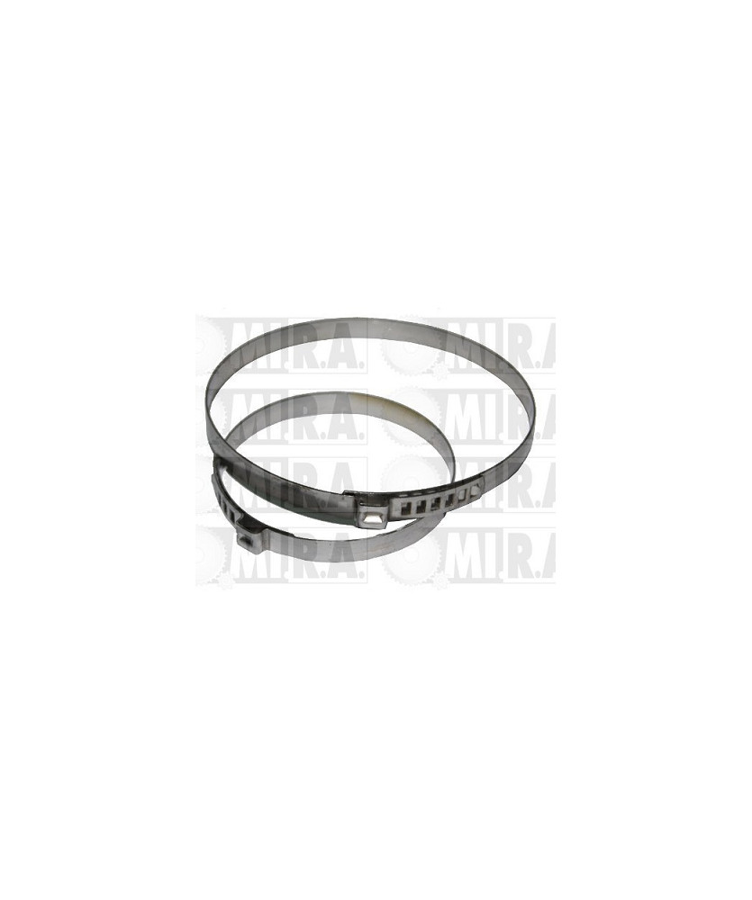 FASCETTA INOX PER CUFFIE TERMOPLASTICA   CM.38-44