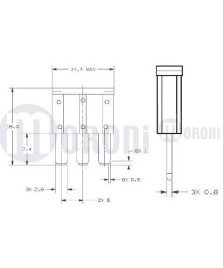 FUSIBILE  3 5 Amp BEIGE