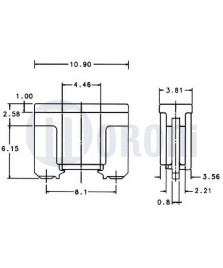 FUSIBILE  LOW PROFILE 30 Amp. VERDE (KIT DA 2)