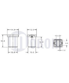 FUSIBILE J CASE LOW PROFILE 40 Amp.     VERDE