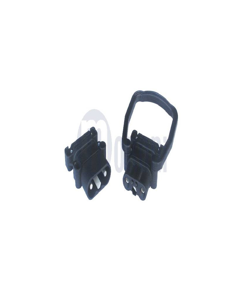 KIT CONNETTORE DIN320A BIPOLARI PER     CAVO 50/70MMQ MASCHIO+FEMMINA