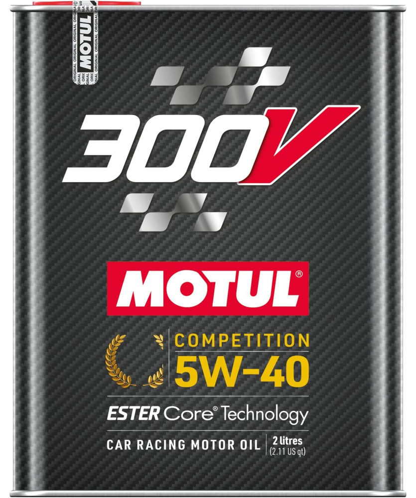 OLIO 300V COMPETITION 5W40 4T ESTER CORECAR RING 2LT