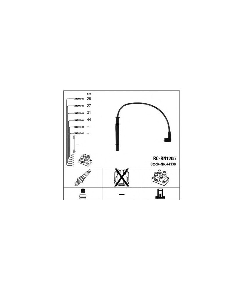 SET CAVI CLIO III MODUS TWINGO