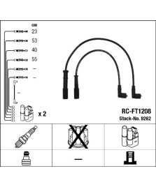 KIT CAVI ACCENSIONE DOBLO/PANDA/PUNTO 12
