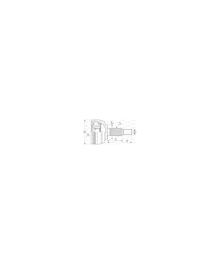 GIUNTO OMOCINETICO DUSTER MEGANE SCENIC