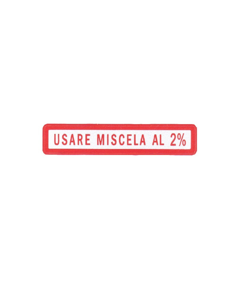 TARGHETTA PICCOLA MISCELA 2%