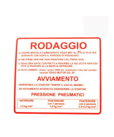 TARG ROSSA  RODAGGIO  V.50-90
