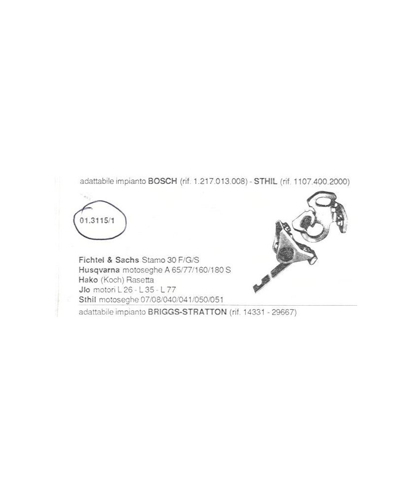 C.CONTATTI IMP.BOSCH JLO-MOTOSEGA