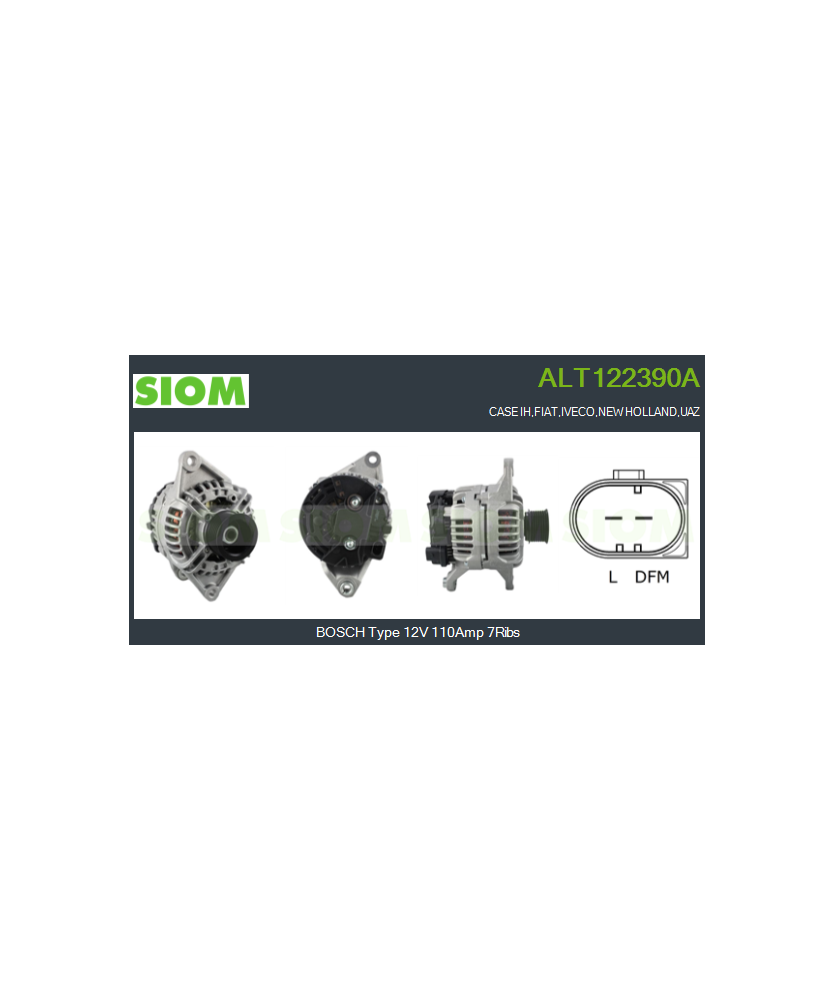 ALTERNATORE  DUCATO  110KW